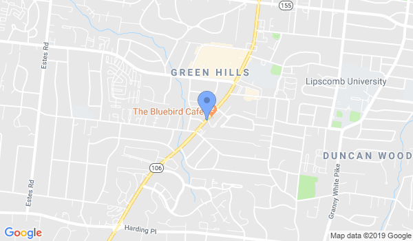 Gracie Barra Green Hills/Nashville Brazilian Jiu-Jitsu location Map