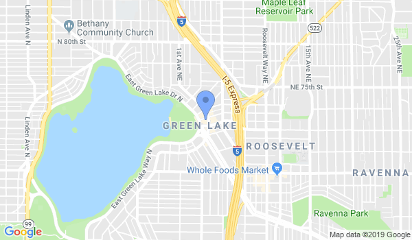 Greenlake Martial Arts Seattle location Map