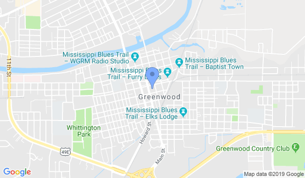 Greenwood Taekwondo location Map