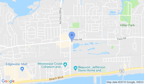 Gulf Coast Karate Dojo location Map