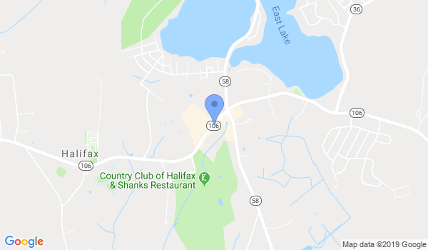Halifax Karate Ctr location Map