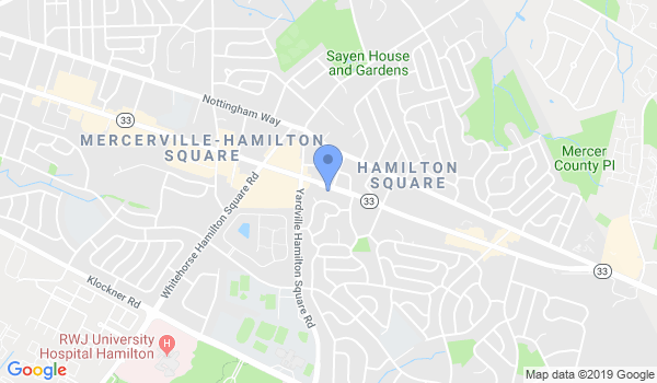 Hamilton Martial Arts location Map