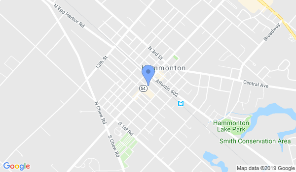 Hammonton Martial Arts location Map