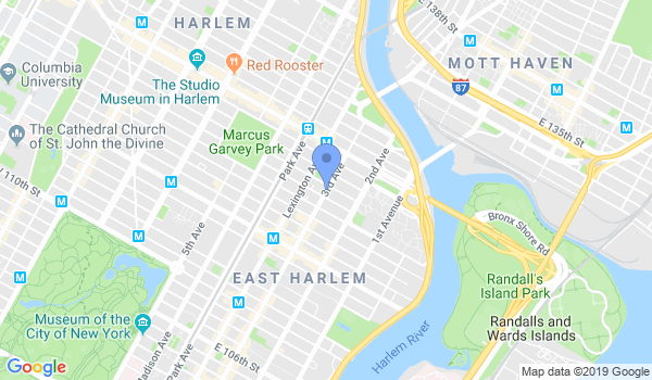 Harlem Karate Institute location Map
