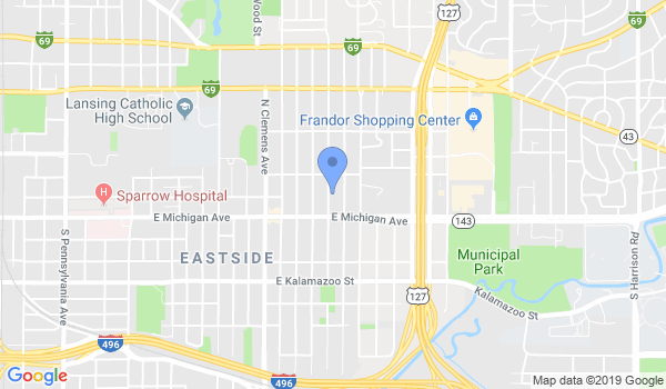 Harshbarger Institute of Tae Park Tae Kwon Do location Map