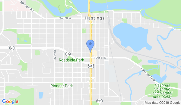 Hastings Academy of Martial Arts location Map