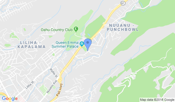Hawaii Jujitsu Kodenkai location Map