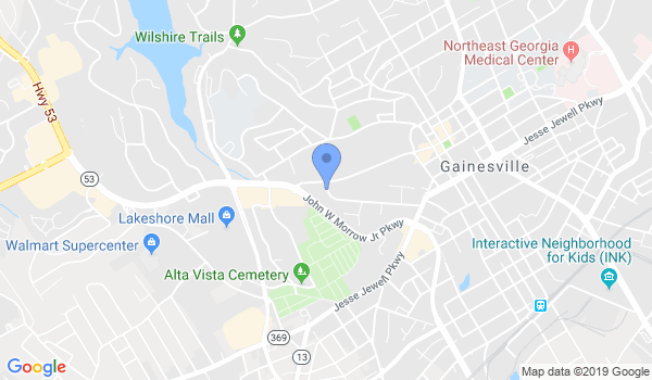 Haymore's United Karate location Map