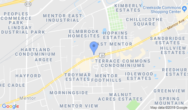 Hill's Family Karate location Map