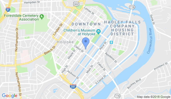 Holyoke Judo Club location Map