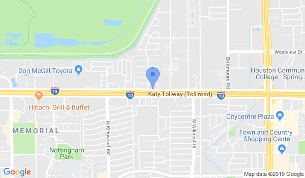Houston Karate Academy location Map