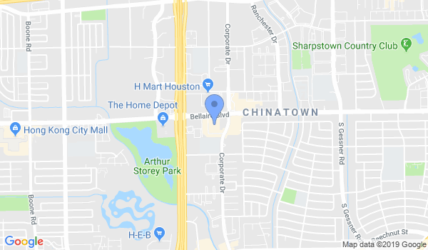 Houston Taiji Kungfu Health Academy location Map