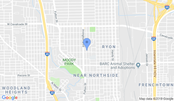 Houston Traditional Shotokan location Map