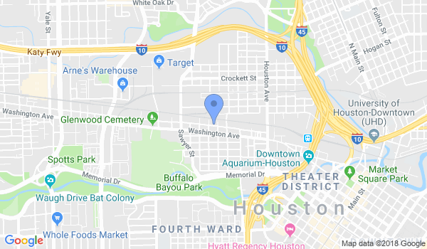 Houston Martial Arts Academy location Map