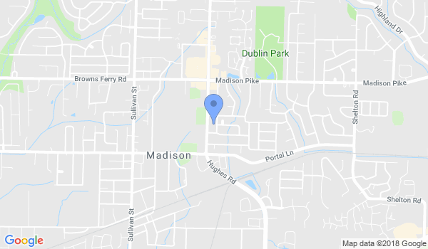 Huntsville Aikido - Shindokan location Map