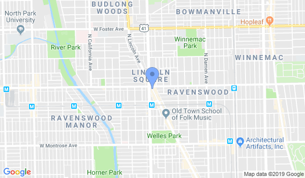 Impact Chicago Self Defense location Map