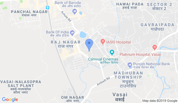 Indian Sendo-Ryu karate-do Federation location Map