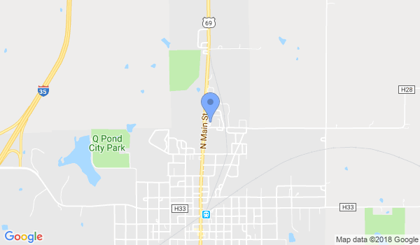 Iowa Black Belt Academy - Osceola location Map