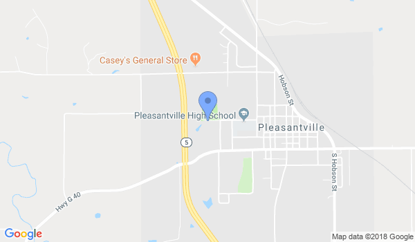 Iowa Black Belt Academy - Pleasantville location Map