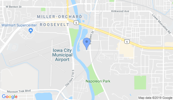 Iowa City Brazilian Jiu-Jitsu location Map