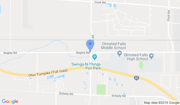 J. R. Miller Martial Arts location Map