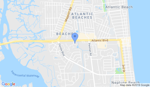 Jacksonville Jiu Jitsu Training Center location Map