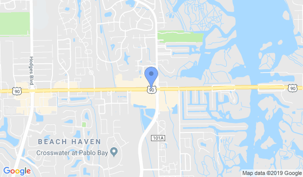 Jacksonville Muay Thai location Map