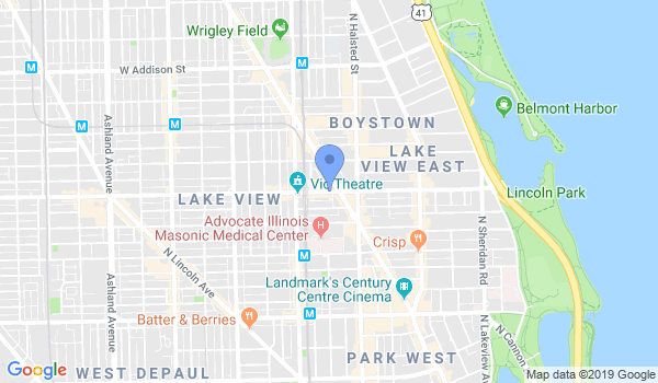 Japan Karate Assn-Chicago location Map
