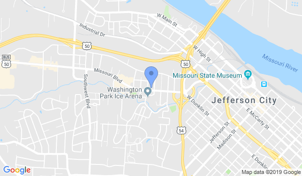 Jefferson City Judo Club location Map