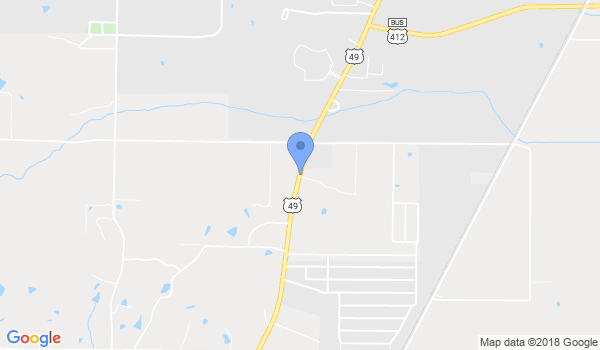Jonesboro Martial Arts location Map