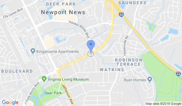 Jow GA Kung Fu Assn location Map