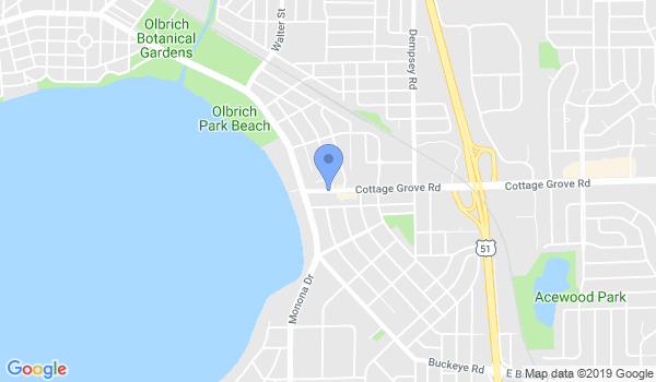 Karate America Inc location Map