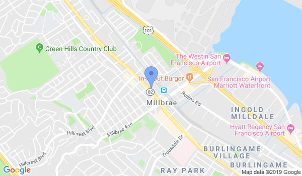 Karate-DO USA Millbrae location Map