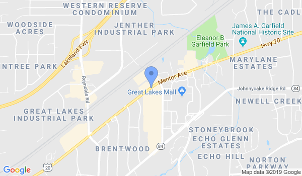Karate Institute location Map
