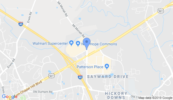 Karate International of Durham location Map