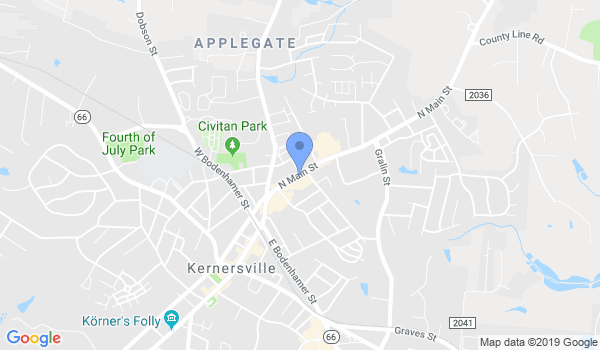 Kernersville Krav Maga Classes location Map