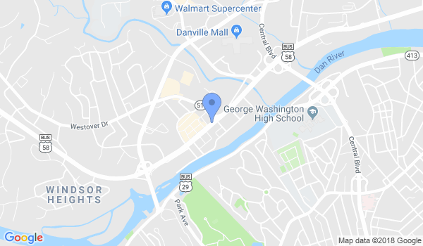 Kim School of Tae Kwon DO location Map