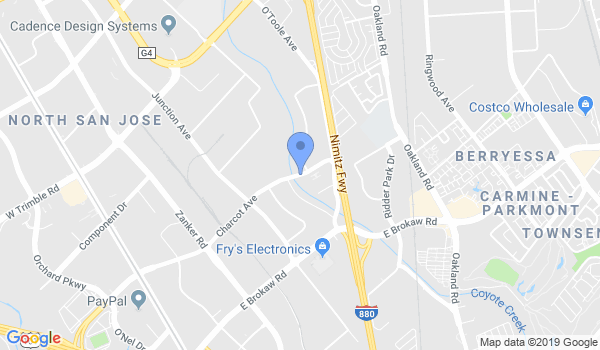 Aikido Kimori Dojo Silicon Valley Branch location Map
