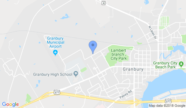 Kim's Black Belt Academy of Granbury Texas location Map