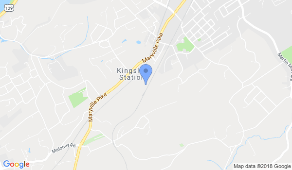 Knoxville Aikido Ctr location Map