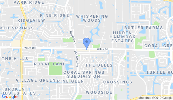 KungFu Connection - Coral Springs / Parkland location Map