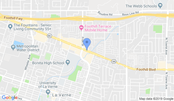 La Verne Red Dragon Karate location Map