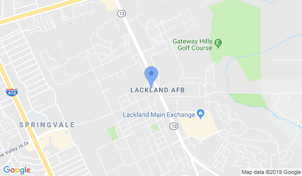 Lackland Judo Club location Map