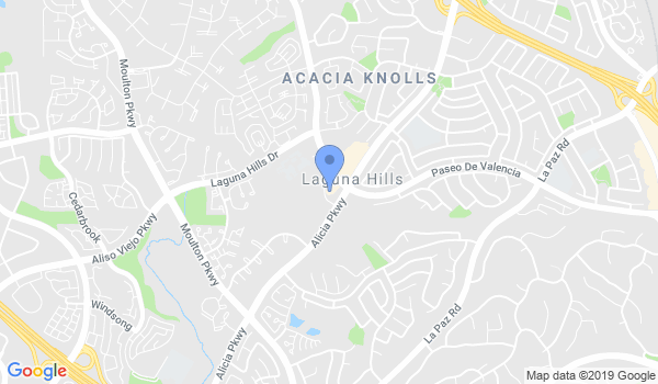 Laguna Hills Aikikai location Map