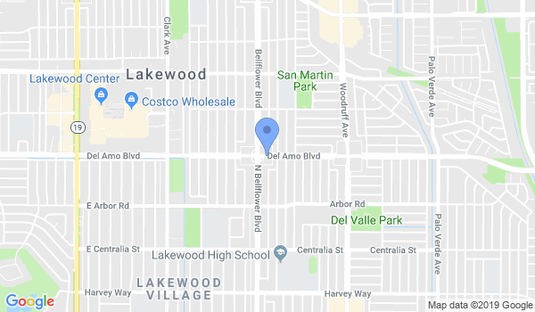 Lakewood Kick Boxing Studio location Map