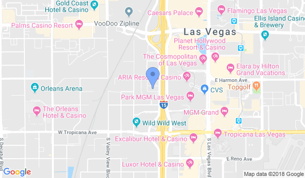 Las Vegas Martial Arts location Map