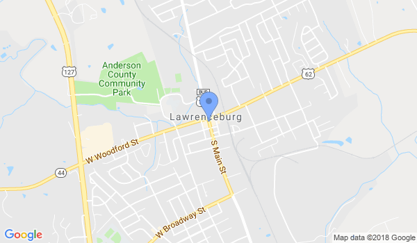 Lawrenceburg Martial Arts LLC location Map