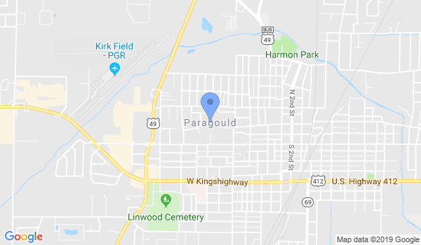 Lee's Karate Inc. in Paragould, AR location Map