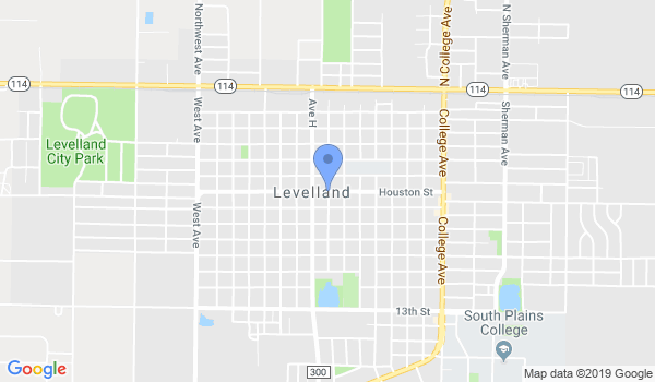 Leveland Karate Studio location Map