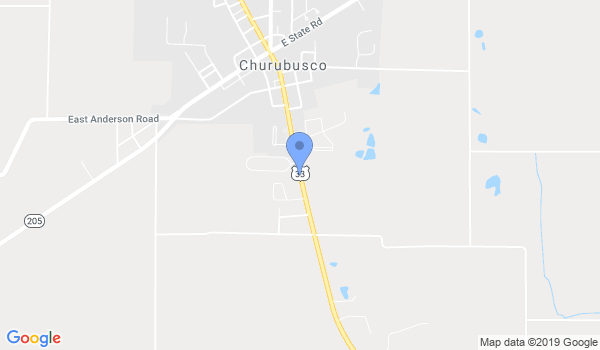 Lions Academy of Churubusco location Map